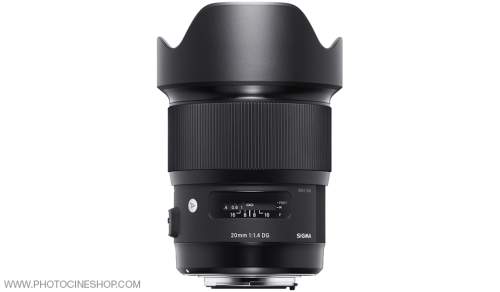 SIGMA - Optique 20mm F/1.4 DG HSM ART SIGMA (Ø67)