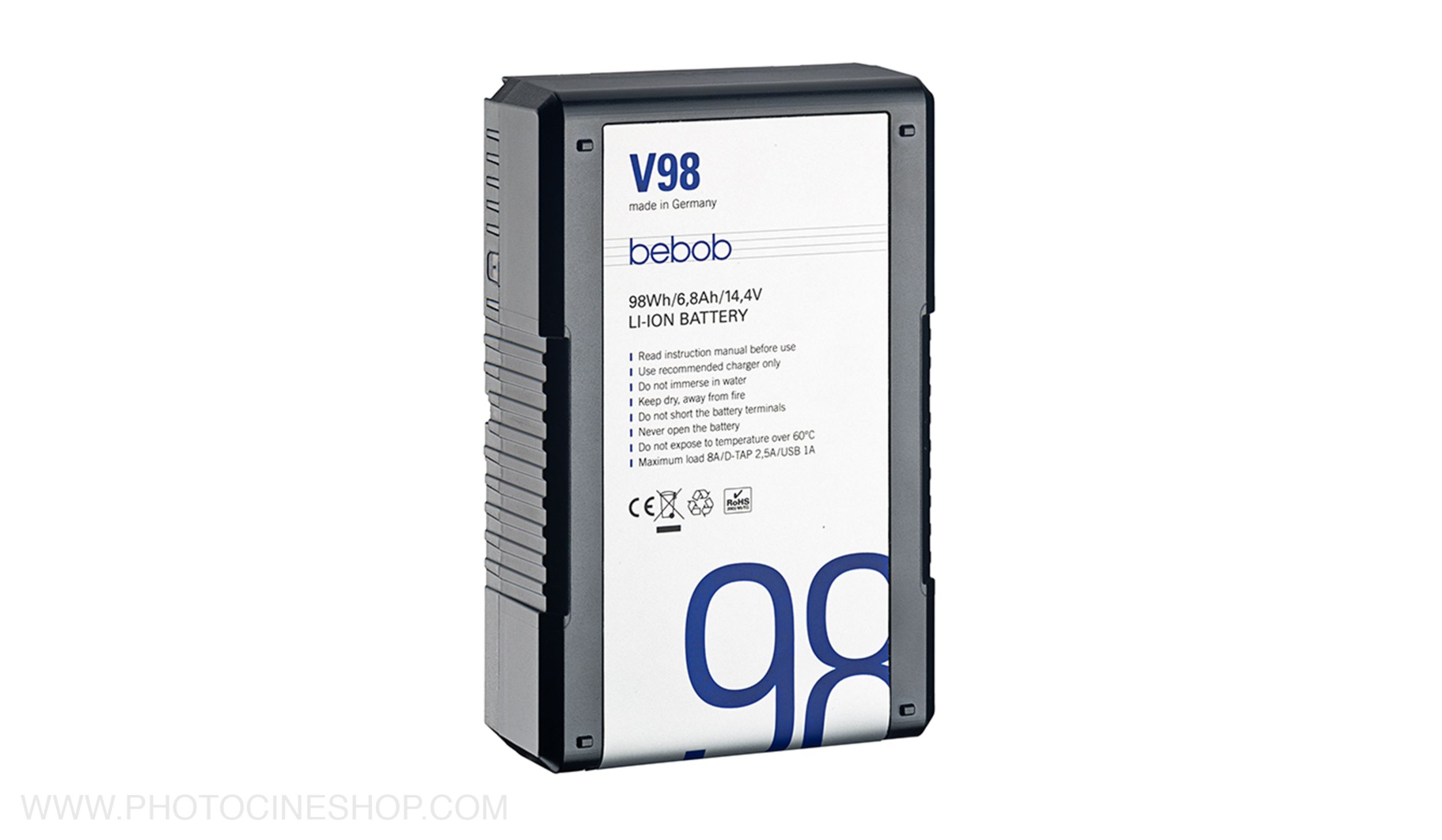 BEBOB - V98 - V-Mount Li-Ion Battery 14.4V / 98Wh