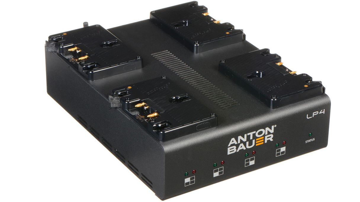 ANTON BAUER - Chargeur de batterie LP4 Quad Gold Mount