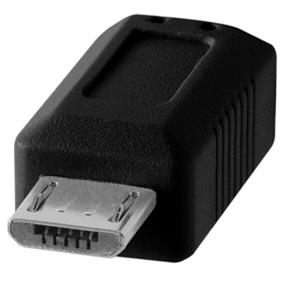 TETHERTOOLS - TetherPro USB-C vers 2.0 Micro-B 5-Pin (4,6m - Noir)