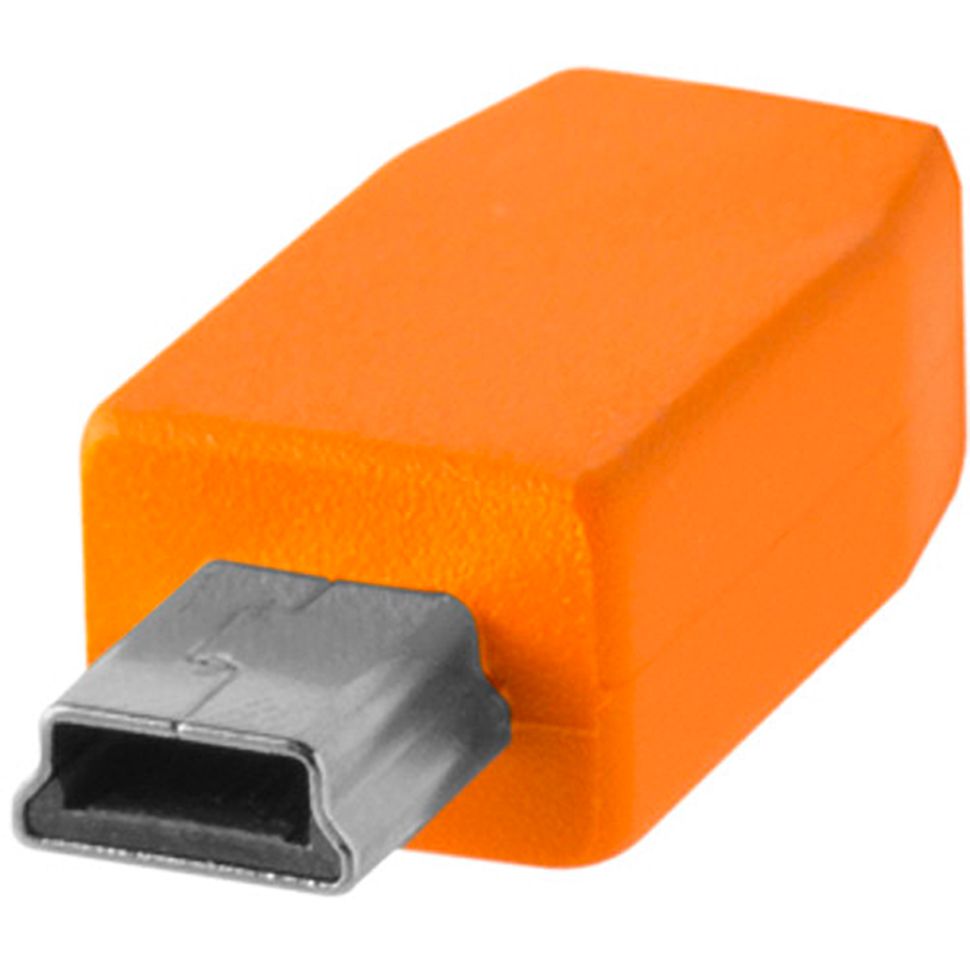 TETHERTOOLS - TetherPro USB-C vers 5-Pin Mini-USB 2.0 (4,6m - Orange)