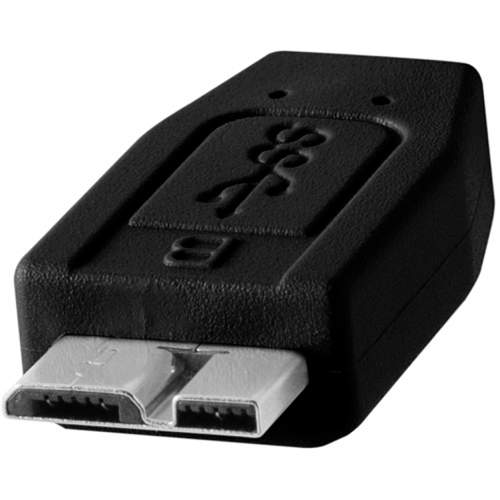 TETHERTOOLS - TetherPro USB-C vers Micro-USB 3.0 (4,6m - Noir)