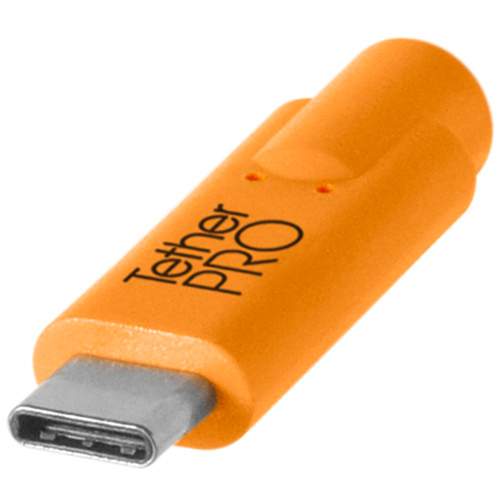 TETHERTOOLS - TetherPro USB-C vers USB-A adaptateur femelle (4,6m - Orange)