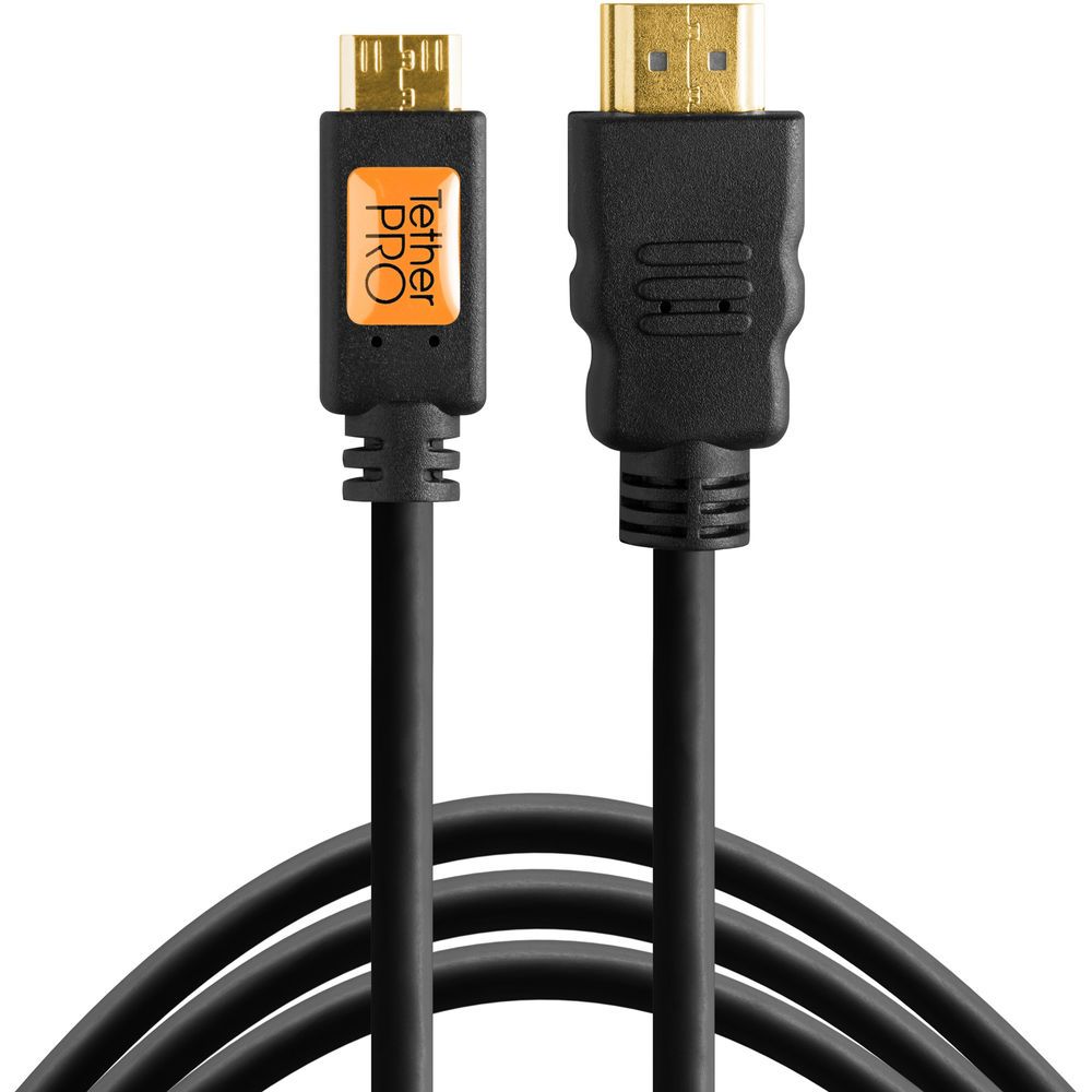 TETHERTOOLS - TetherPro Mini HDMI Male vers HDMI Male (1,8m - Noir)