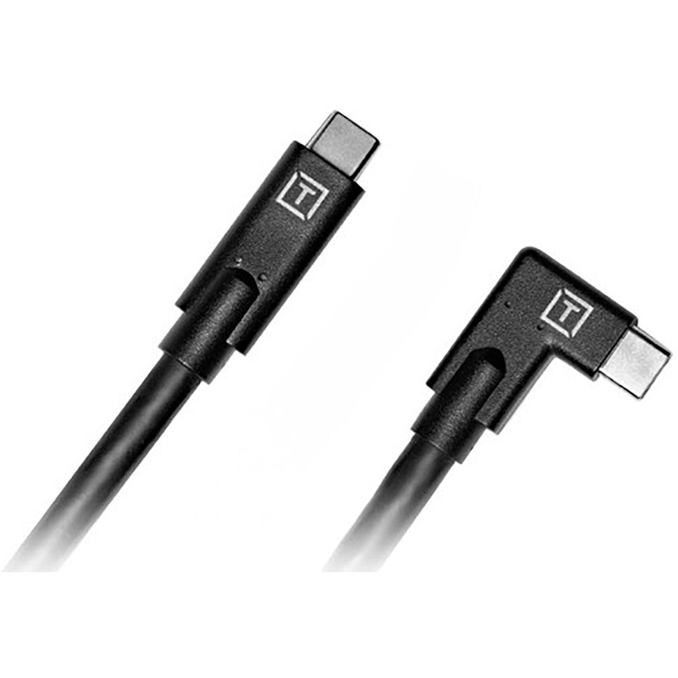 TETHERTOOLS - TetherPro USB-C to USB-C Right Angle (15' - Black)