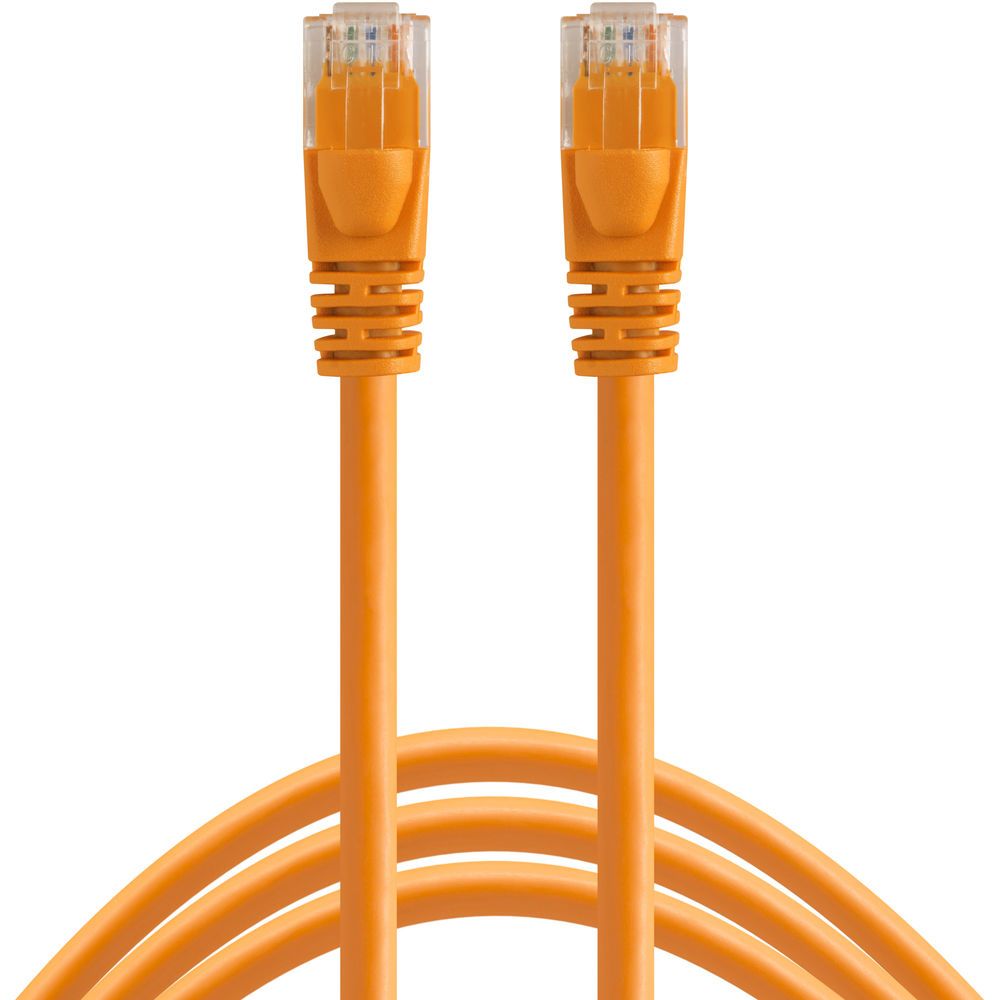 TETHERTOOLS - Câble réseau TetherPro Cat6 550MHz (45,7m - Orange)