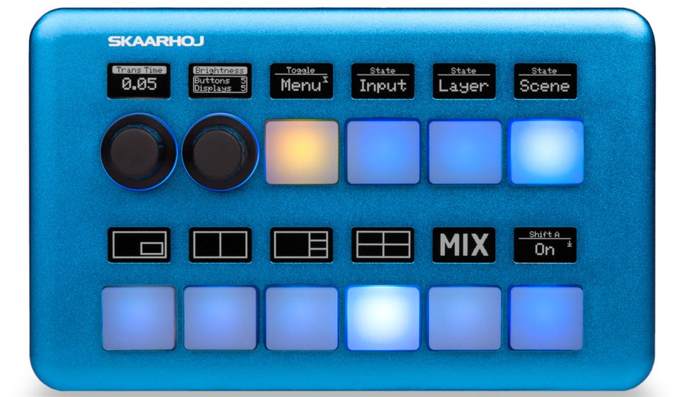 SKAARHOJ - Quick Pad Bleu