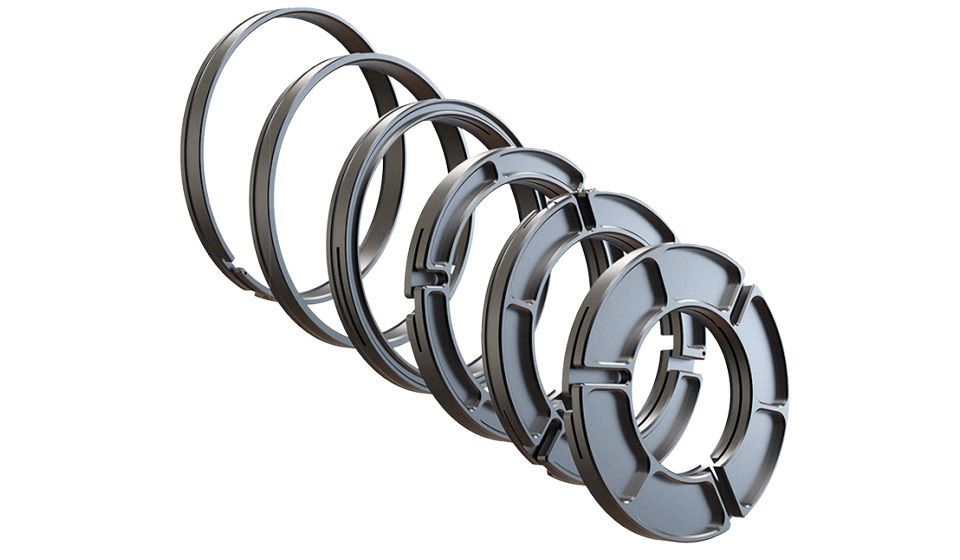 BRIGHT TANGERINE - Clamp-on Rings (114mmx95mm)