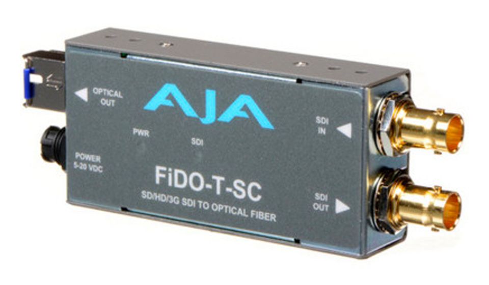AJA - FIDO-T-SC - Convertisseur simple canal SD/HD/3G-SDI vers Fibre optique (SC)