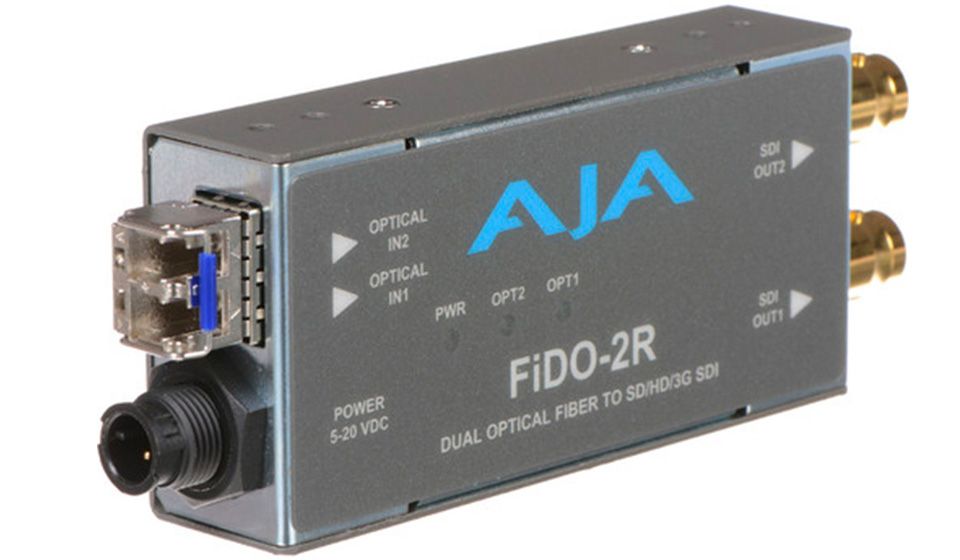 AJA - FIDO-2R - SDI/Optical Fiber Mini-Converter