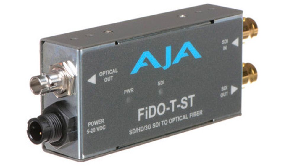 AJA - FIDO-T - SDI mono-canal vers Fibre Optique (sortie boucle SDI)