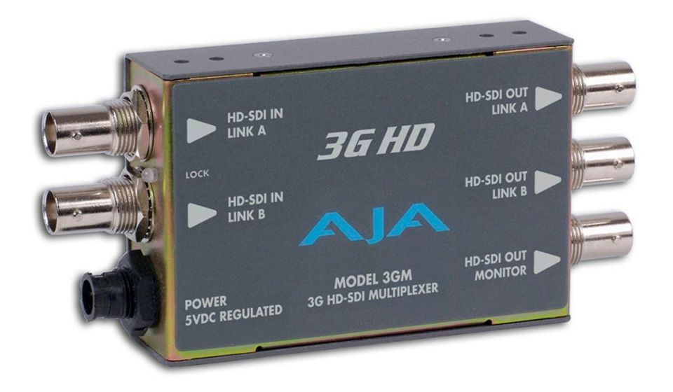 AJA - 3GM - Multiplexeur/convertisseur SD/HD-SDI 3G/1.5G
