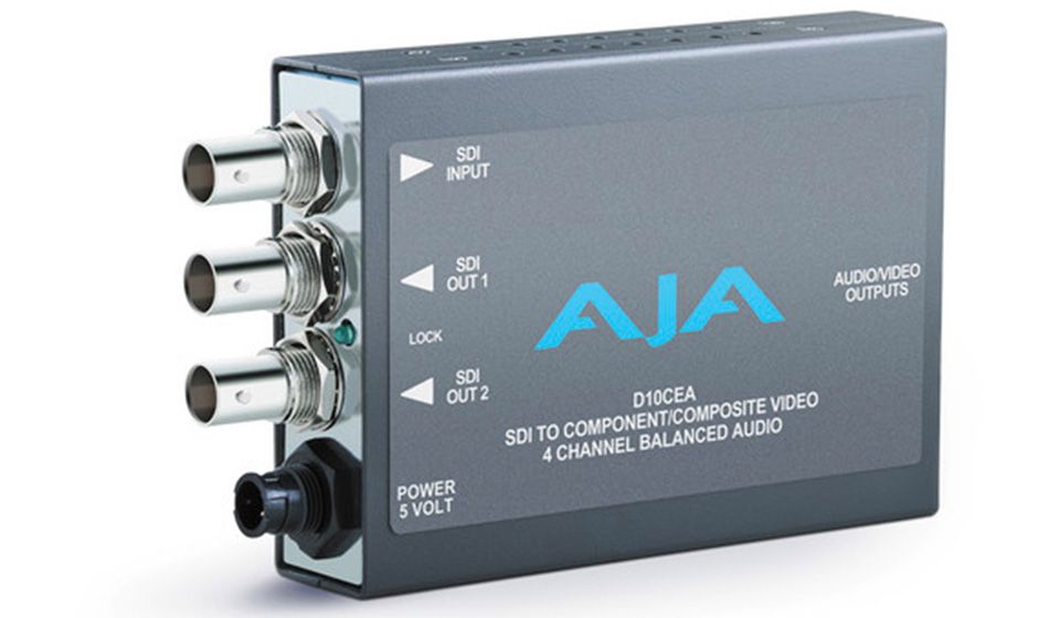 AJA - HD10CEA - SD/HD-SDI to Analog Audio / Video Converter