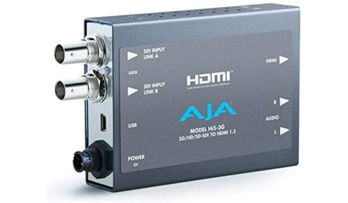 AJA - HI5-3G - 3G/Dual-link/HD/SD-SDI vers HDMI