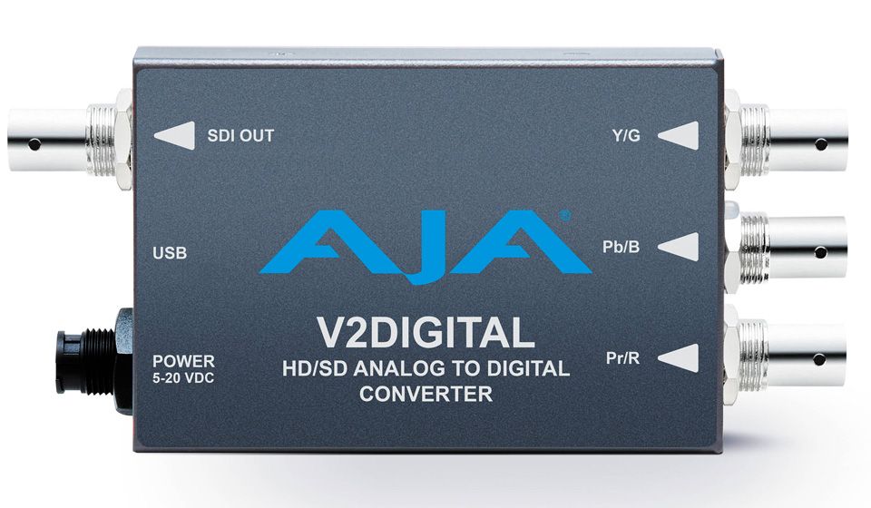 AJA - V2Digital - Analog to HD/SD-SDI Mini-Converter