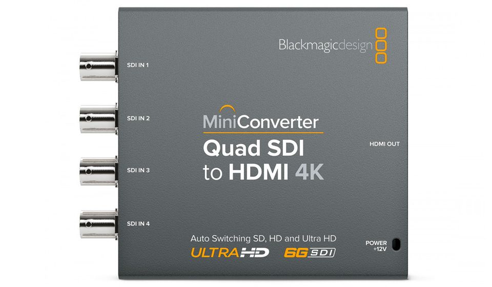 BLACKMAGIC DESIGN - Mini Converter Quad SDI to HDMI 4K 2