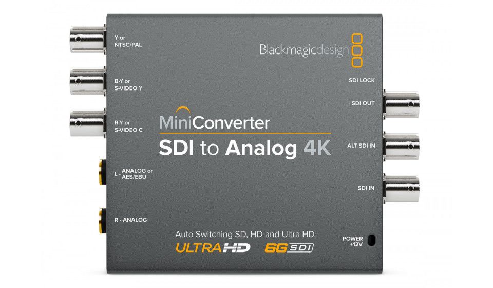 BLACKMAGIC DESIGN - Mini Converter SDI vers Analog 4K