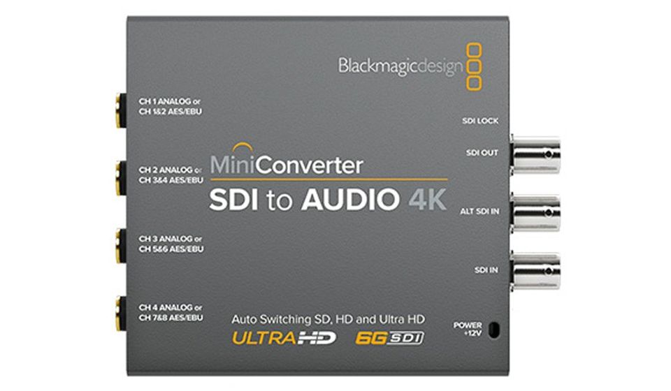 BLACKMAGIC DESIGN - Mini Converter SDI to Audio 4K