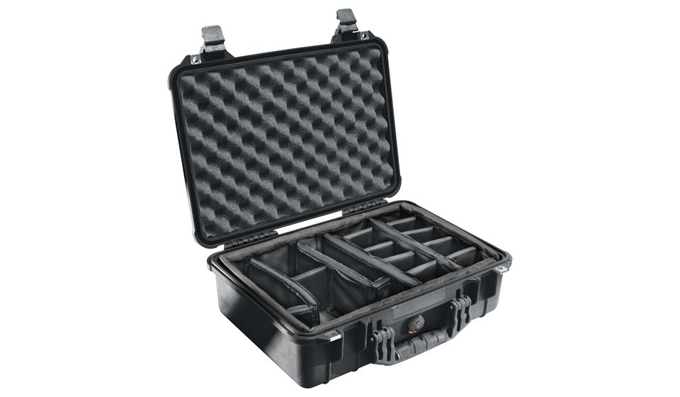 PELI™ - 1504 Valise 1500 avec kit de cloisons mobiles (noir)
