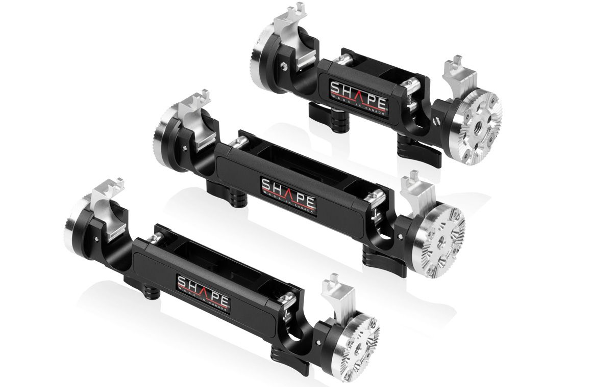 SHAPE - CUFKIT - Kit de cuff et poignées télescopic noires avec ARRI Rosette