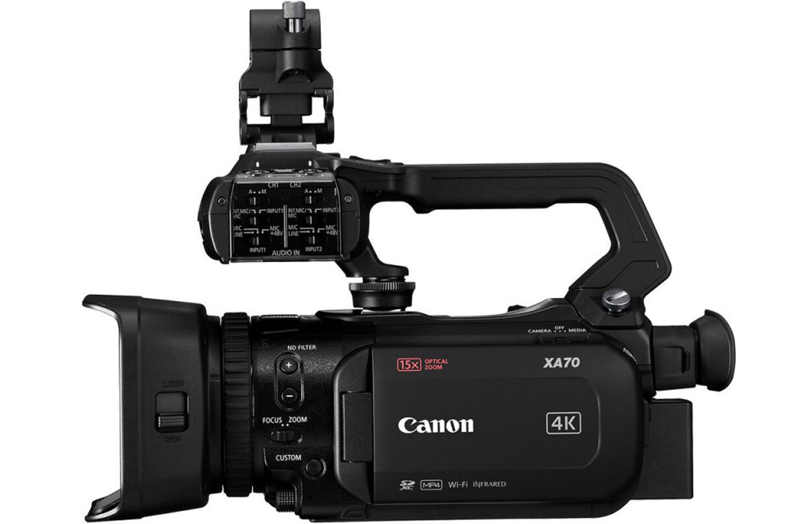 CANON - XA70 - Caméscope 4K optique 15x