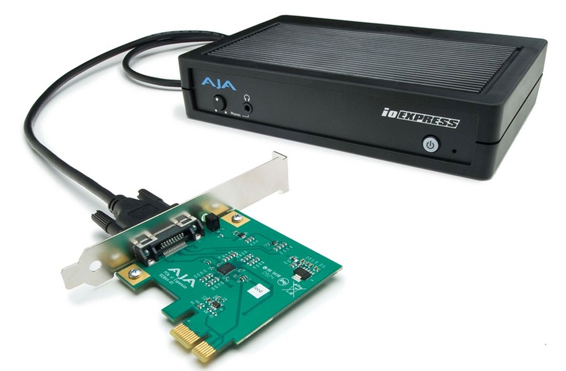 AJA - IO Express-PCIe -  Desktop Video Audio I/O Interface