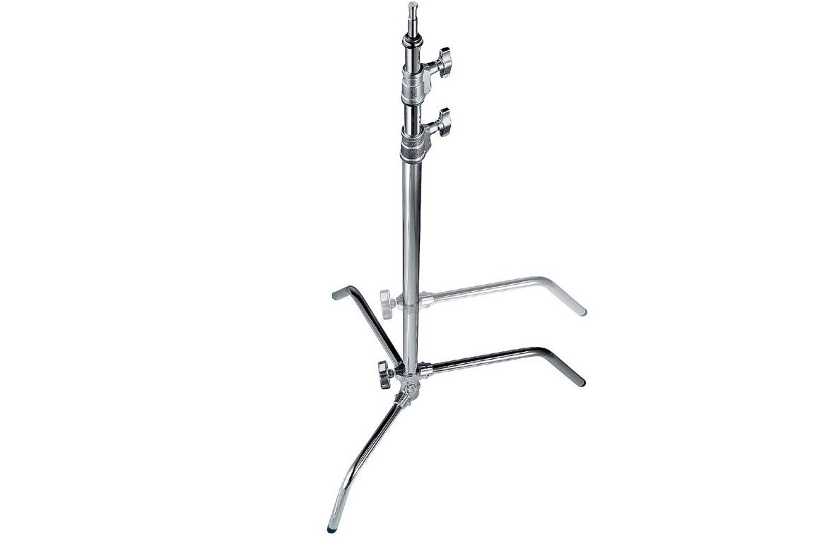 AVENGER - A2018L 5.75' c-stand with sliding leg (chrome-plated)