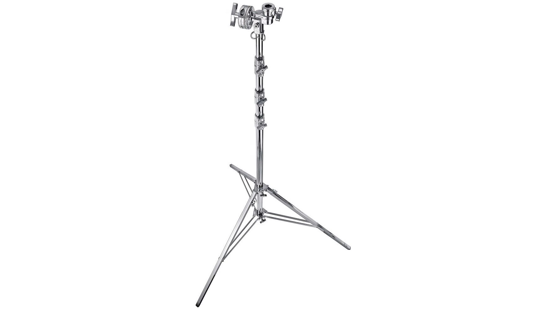 AVENGER - A3065CS 21' Overhead steel stand 65 with 2 leveling legs (chrome-plated)