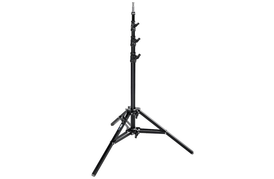 AVENGER - A0025B 8.2' baby alu stand 25 with leveling leg (black)