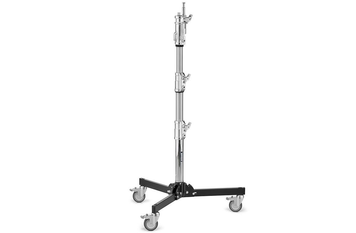 AVENGER - A5012 3.9' roller stand 12 with folding base (chrome-plated/black) 