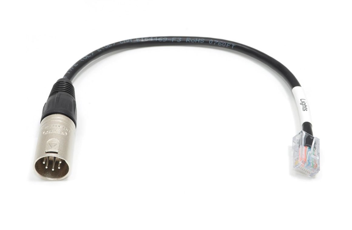 LITEPANELS - RJ45 to 5-Pin XLR (Male) Conversion Cable