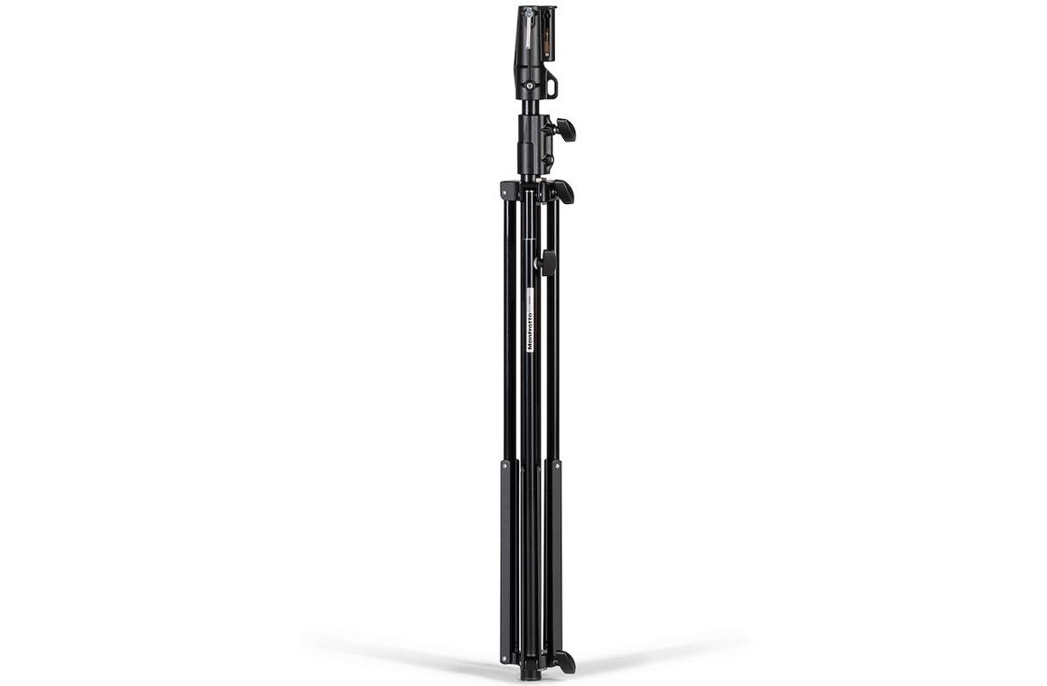 MANFROTTO - 008BU Pied cine noir jambe réglable/sans roulette 