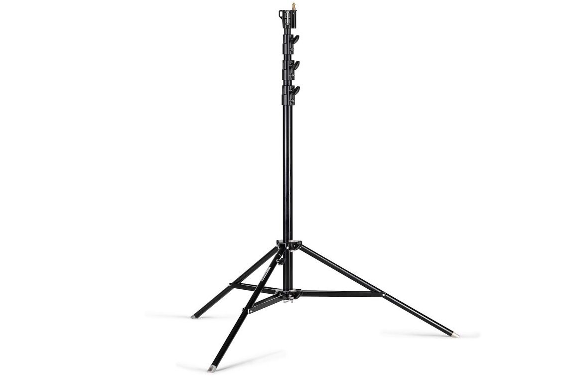 MANFROTTO - 269BU Black aluminium 4-sections super stand 1 levelling leg