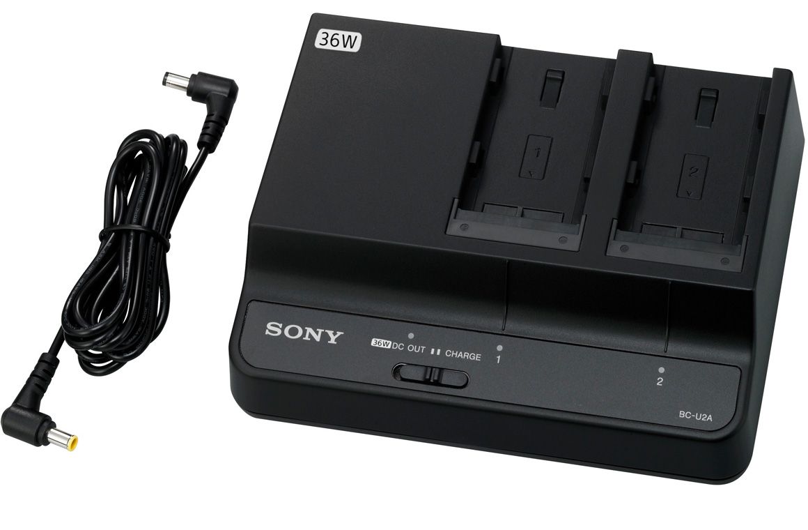 SONY - Dual-Bay Battery Charger for BP-U