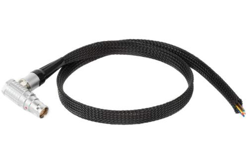 WOODEN CAMERA - Alexa Mini FLEX LEMO to Flying Leads Power Cable (Right Angle, 24