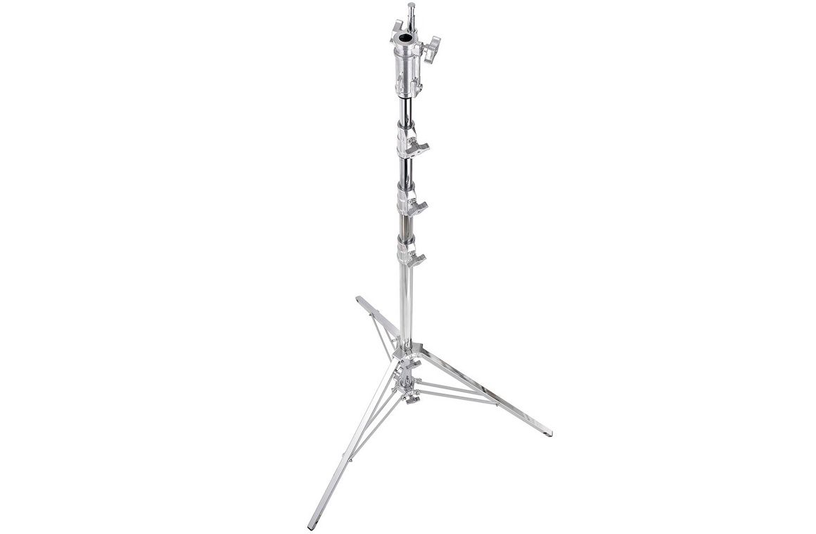 AVENGER - A1045CS 14.7' combo steel stand 45 with leveling leg (chrome-plated)