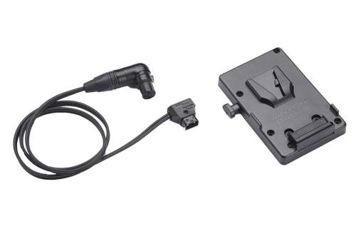 LITEPANELS - Astra 1x1 Power A/B V-Mount Battery Bracket with P-Tap tp 3-pin XLR cable