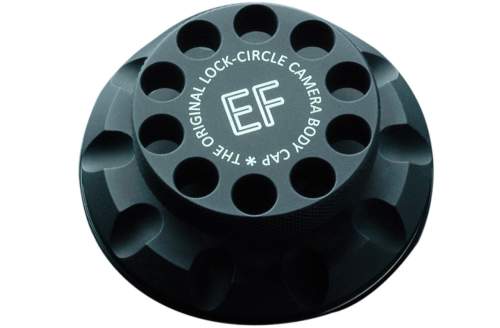 LOCKCIRCLE - Camera body cap for Canon EF (Black)