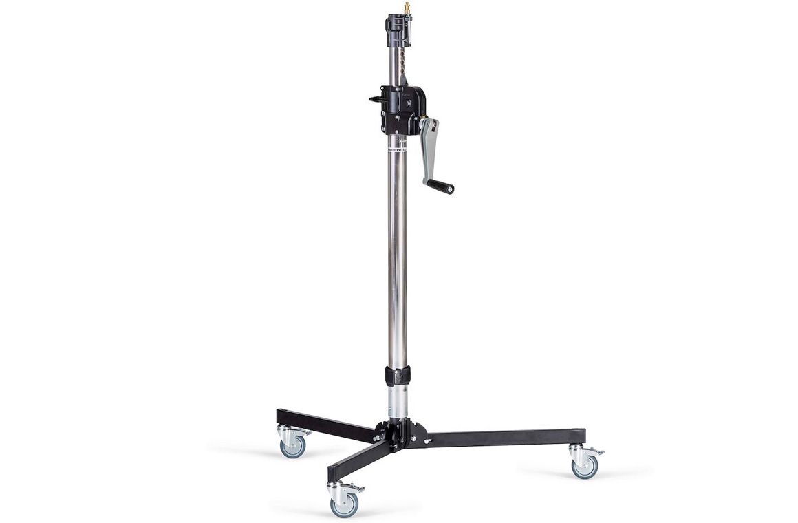 MANFROTTO - 083NWLB Steel 2-section low base wind up stand