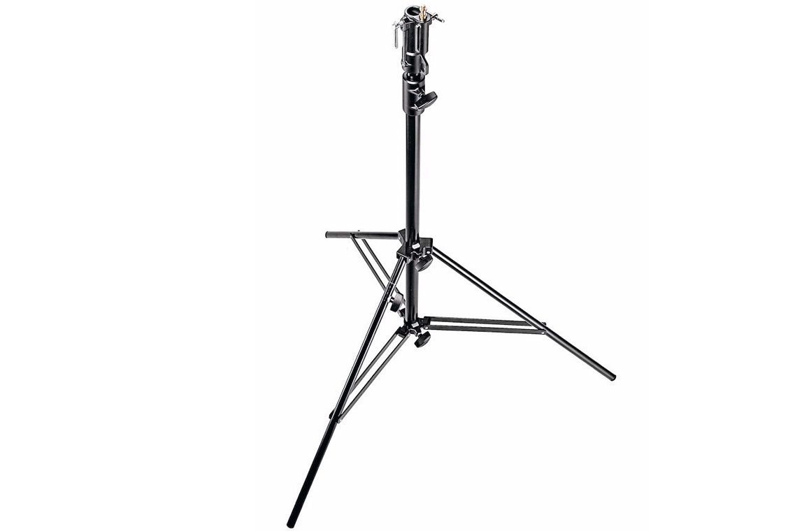 MANFROTTO - 008BU Pied cine noir jambe réglable/sans roulette 