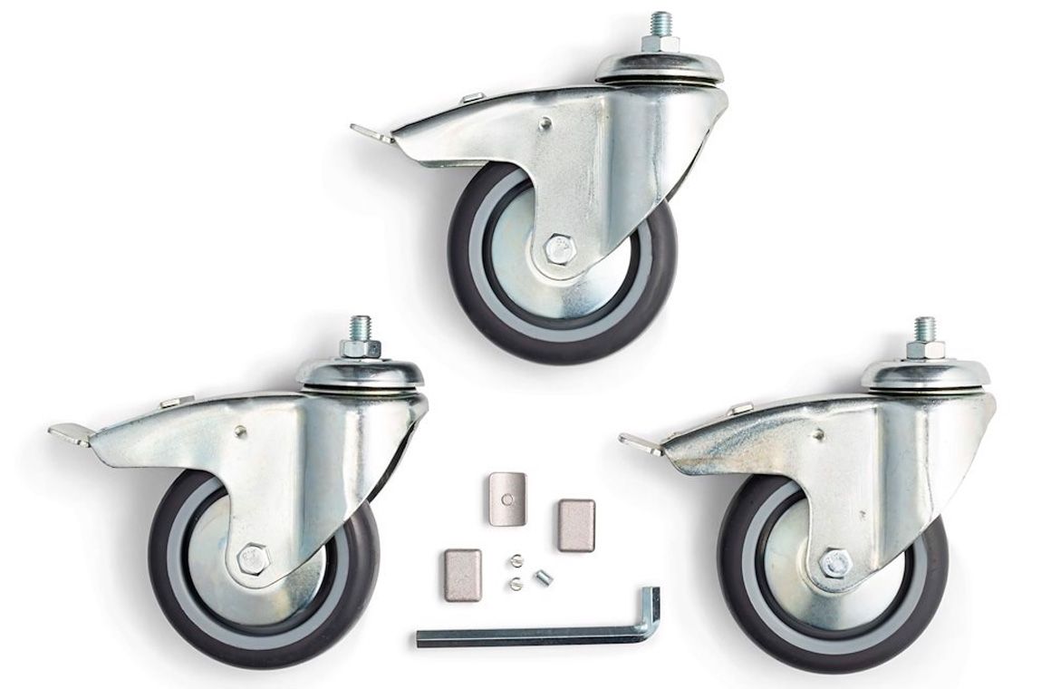 MANFROTTO - 104G Jeu de 3 roulettes diamètre 100 avec freins