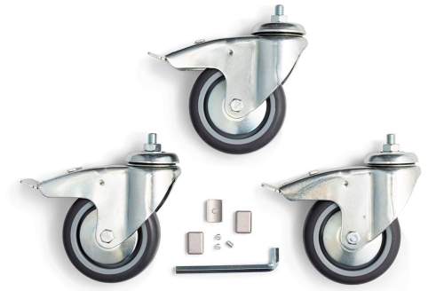 MANFROTTO - 104G Jeu de 3 roulettes diamètre 100 avec freins