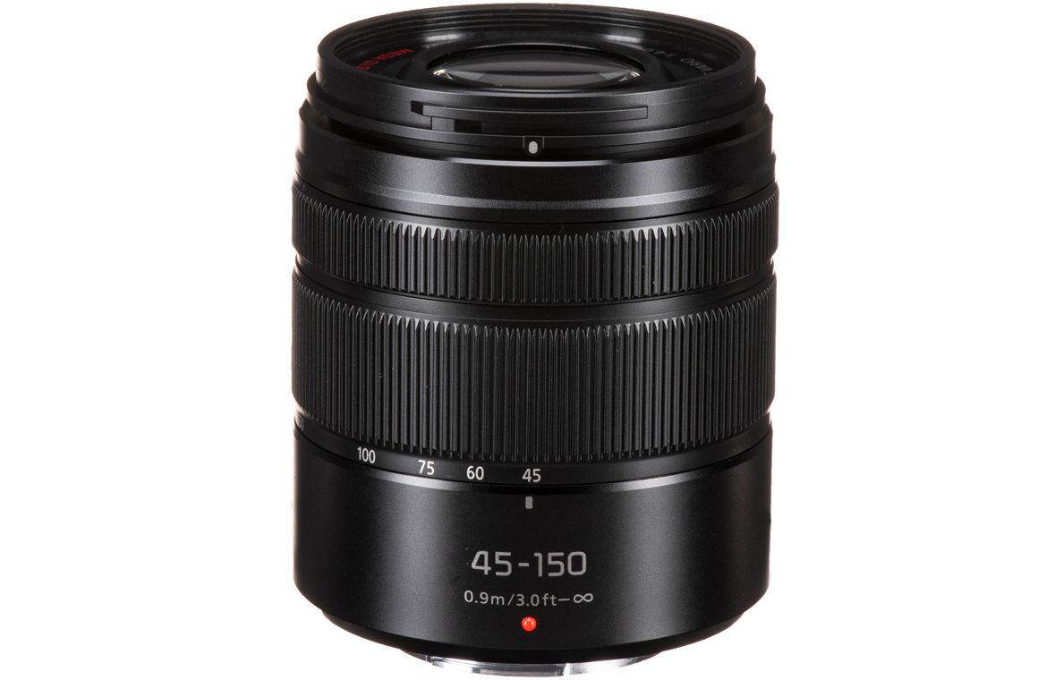 PANASONIC - Lumix 45-150/4-5,6 OIS Black Lens
