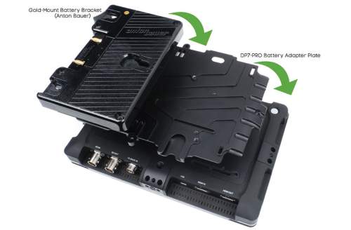 Gold Mount Power Kit for the DP7-PRO Field Monitor