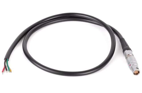 WOODEN CAMERA - Canon C300 Mark II LEMO to Flying Leads Power Cable (Straight, 24