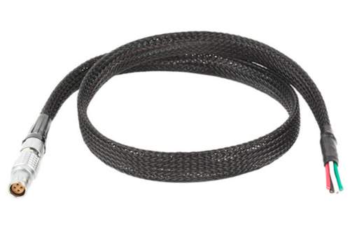 WOODEN CAMERA - Canon C300 Mark II FLEX LEMO to Flying Leads Power Cable (Straight, 24