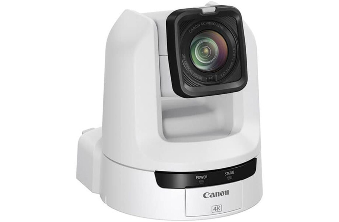 CANON - CR-N300 -  Caméra PTZ 4K UHD, CMOS 1/2,3", Zoom optique 20x (Blanche)