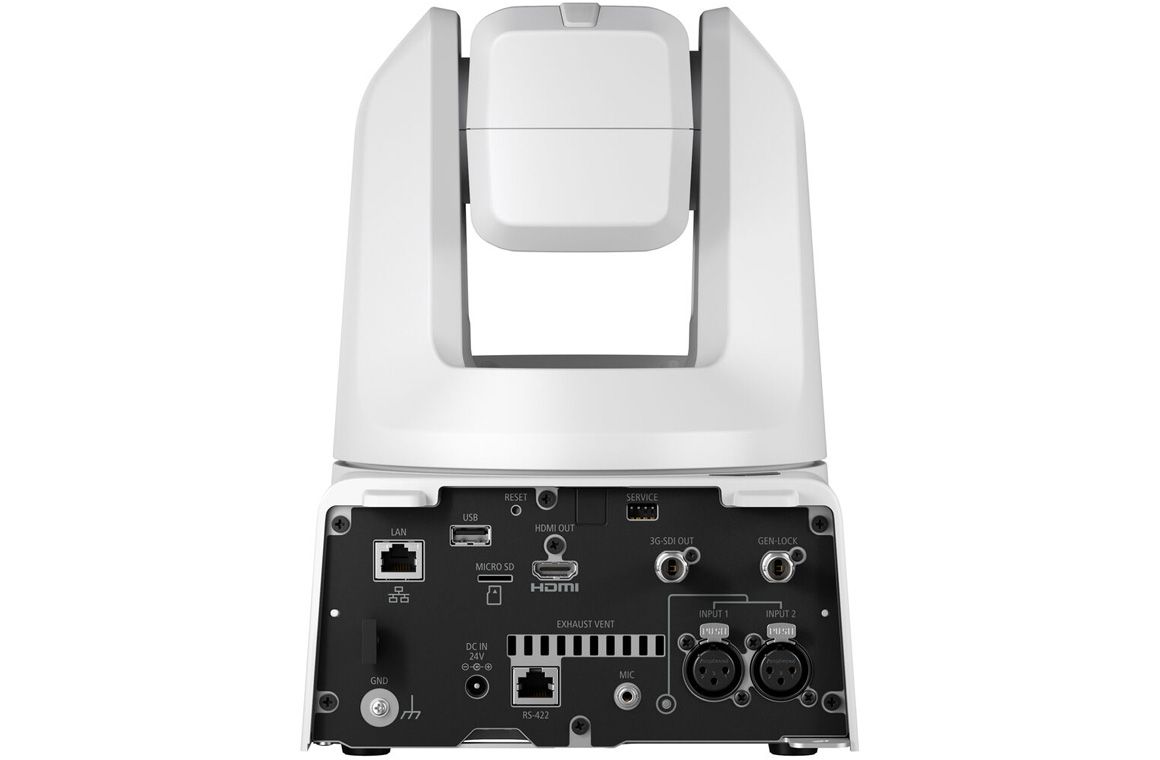 CANON - CR-N500 - Caméra PTZ 4K UHD, Zoom optique 15x (Blanche)