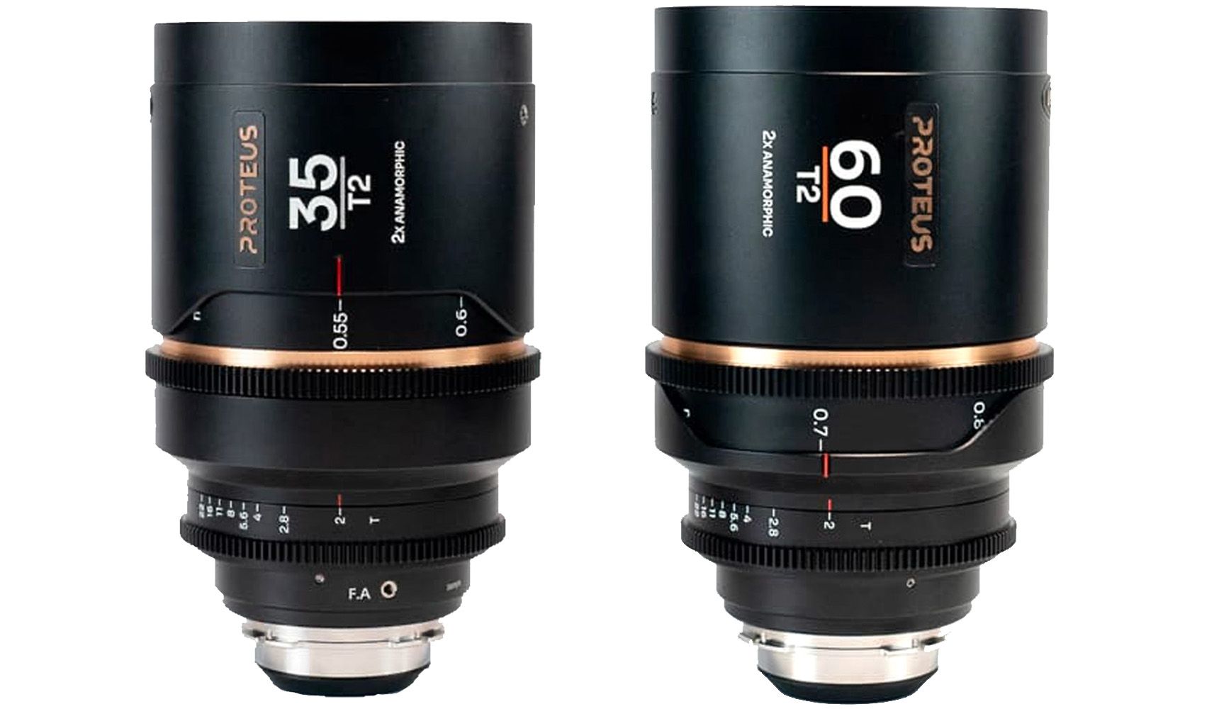 LAOWA - 1180344 - Proteus 2X Anamorphic 2-Lens Bundle (35mm, 60mm) - Bleu (Pieds) - ARRI PL+Canon EF