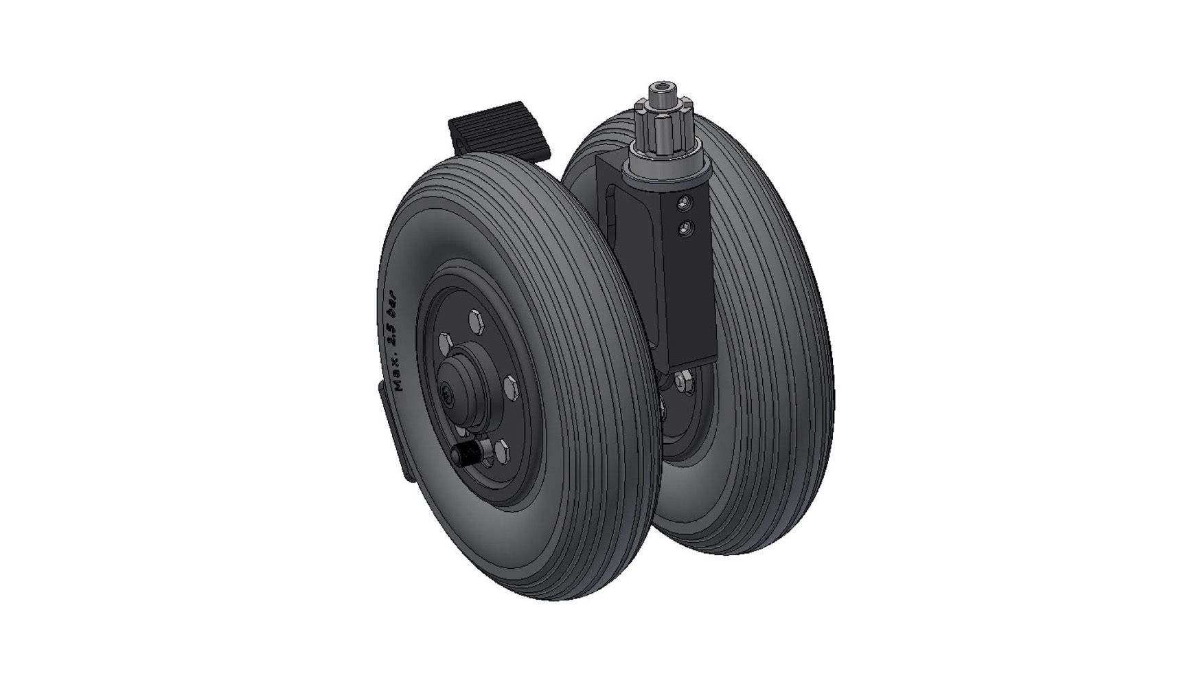 CARTONI - AP940 - Pneumatic wheels P70+